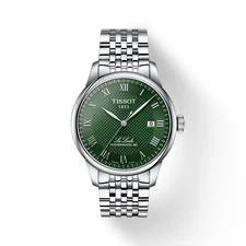 Tissot Le Locle Powermatic 80 SS 39.3 MM Green Dial Watch T006.407.11.093.00