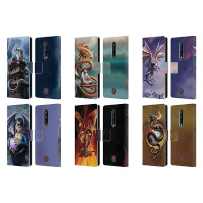OFFICIAL ANNE STOKES GUARDIAN DRAGONS LEATHER BOOK CASE FOR ONEPLUS PHONES