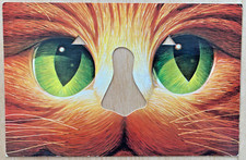 Cat Nose Card Mask You're the Cat's Meow 1983  Postcard