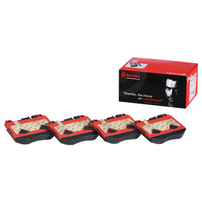 Brembo Brake Pad P50120N NAO; FMSI Number D1796-9150; Ceramic; Set 