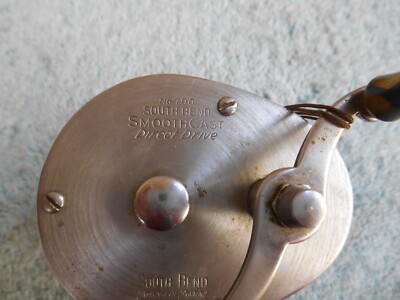 Moulinet Ancien South Bend Smooth Cast N°790 - Direct Drive Casting - USA - Vintage