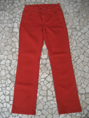 Mac Dream Tecno Hose Jeans Gr 36 rot Stretch