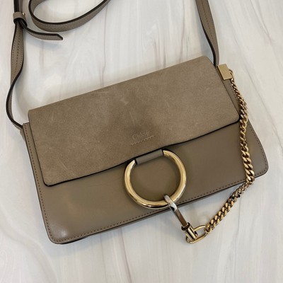 chloe faye small beige