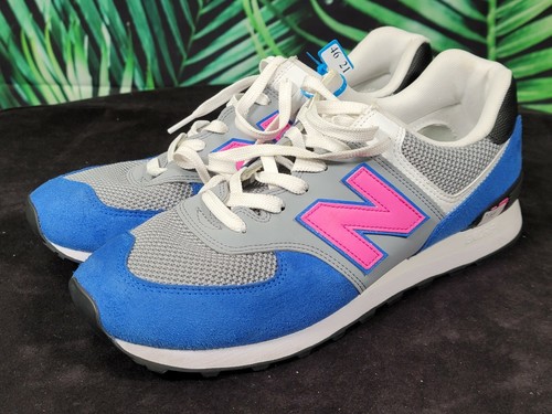New Balance 574 Blue/White/Pink 