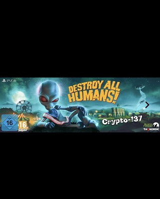 Destroy All Humans! Crypto137 Edition für PS4 Neu & Ovp