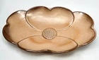 FRANKOMA DOGWOOD FLORAL BOWL  PLAINSMAN BROWN SATIN  13L by 8 1/2"W Model# 200