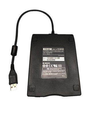B15) TEAC FD-05PUW External Floppy Disk Drive Unit Diskettenlaufwerk