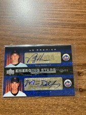 2007 UD Premier Emerging Autographs Mike Pelfrey Phil Humber (33/50) Mets