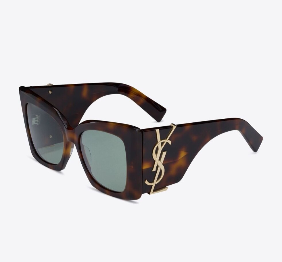 Occhiali da sole donna Saint Laurent SL M119 BLAZE 002 avana oro