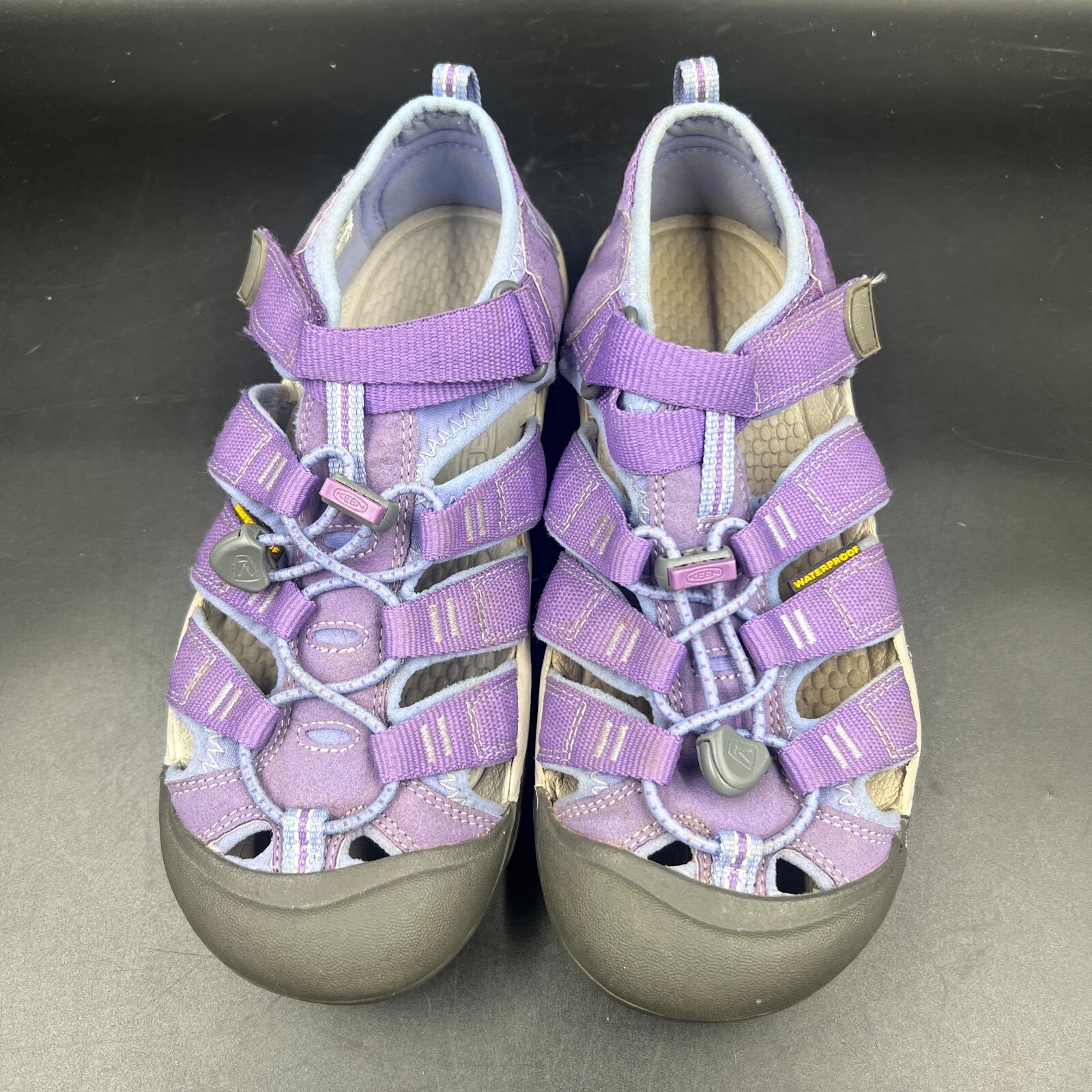 Sandali da trekking ibridi Keen Newport H2 viola grigi taglia 5 donna