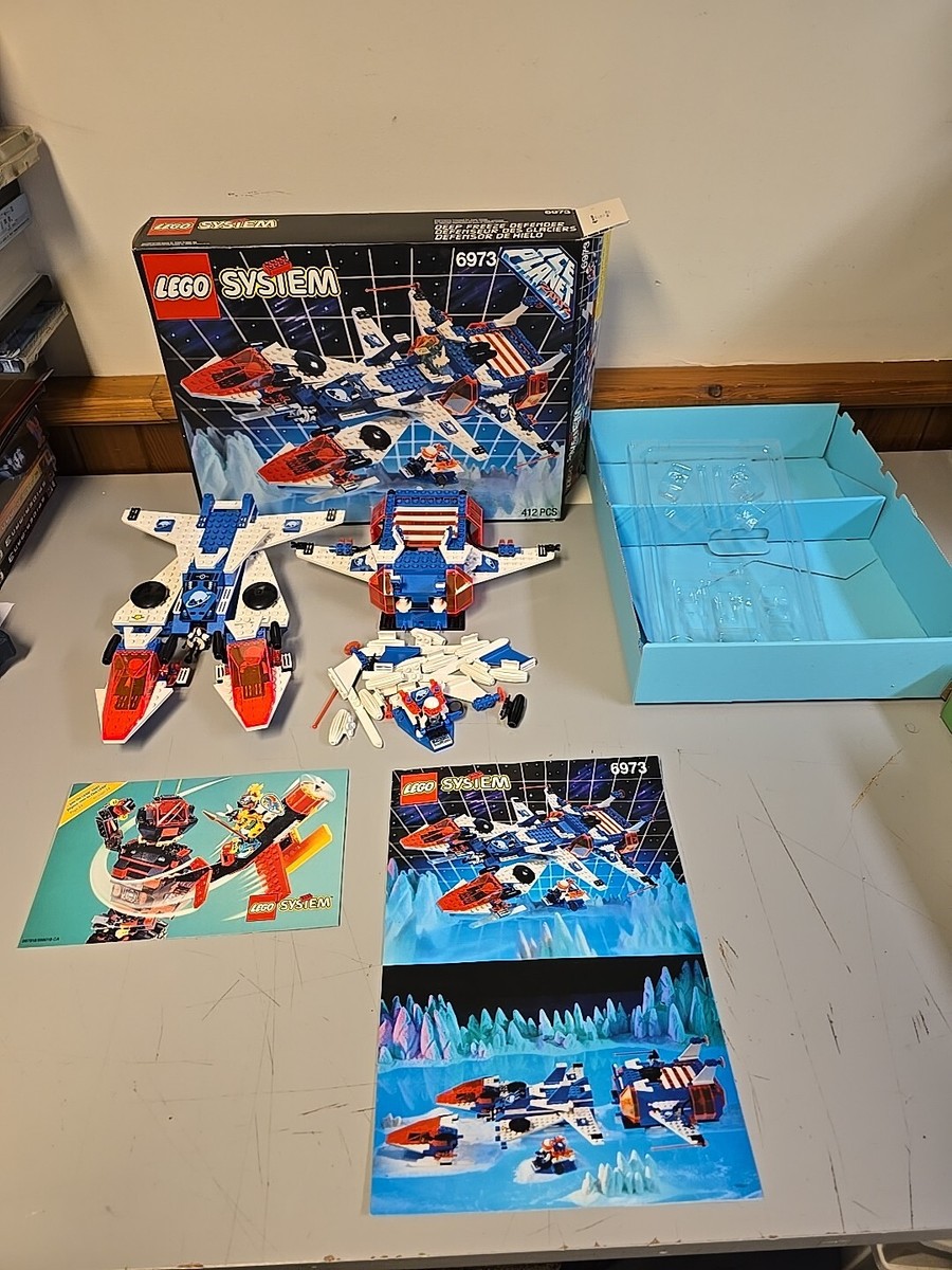 Lego System Ice Planet 2002 6973 Deep Freeze Defender 412 Pieces