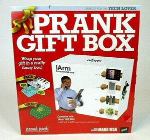 Prank Pack Iarm Forearm Tech Mount 11 25 X 9 X 3 25 Empty Prank Gift Box Ebay