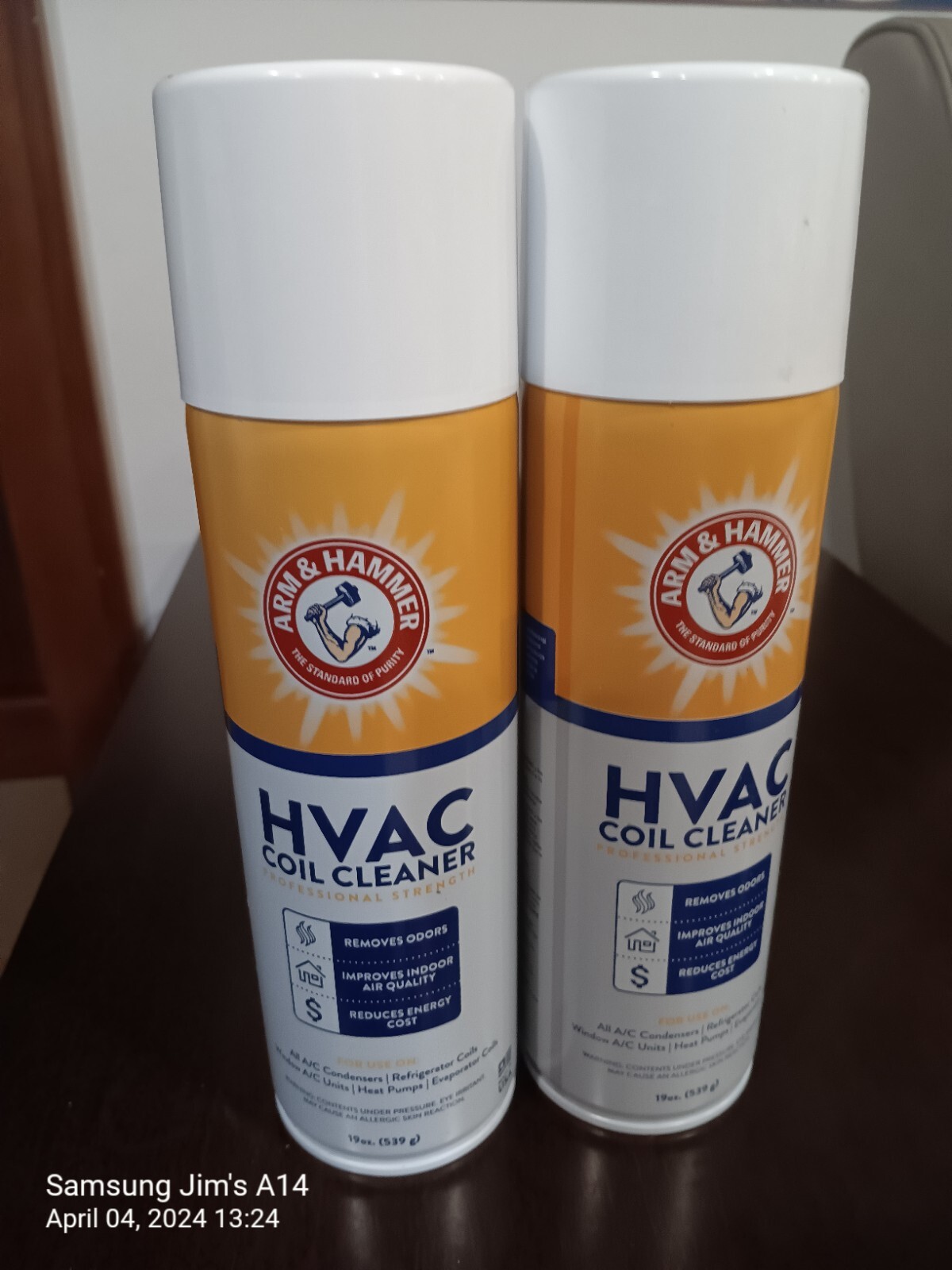 (2 PACK) Arm & Hammer HVAC Coil Cleaner Professional Strength 19oz cans eBay