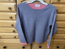 Zara Girls Knitwear Winter Collection Gray Sweater Front Pockets Size 11-12