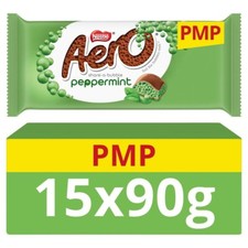 Aero Peppermint Chocolate Bars – Full Box of 15 x 90g – £1.65 Price Marked Treat