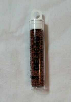 Miyuki Delica 11/0 -  Opaque Matte Dyed Sienna - 7.5 grams (DB0794)