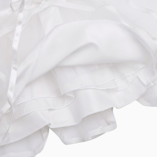 Baby Girls Dress Flower Princess Bridesmaid Wedding Gown Christening Party Skirt - Picture 15 of 21