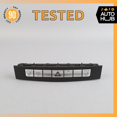 Mercedes W212 E350 Hazard Seat Belt Roller Center Control Switch OEM