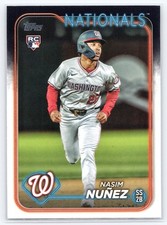 2024 Topps Update #US267 Nasim Nunez Washington Nationals Rookie