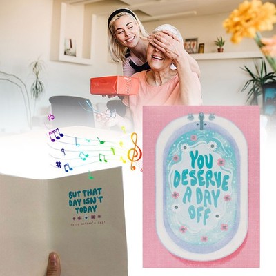 Prank Mother's Day Greeting Card With A Flashing Sound Greeting Card OY
