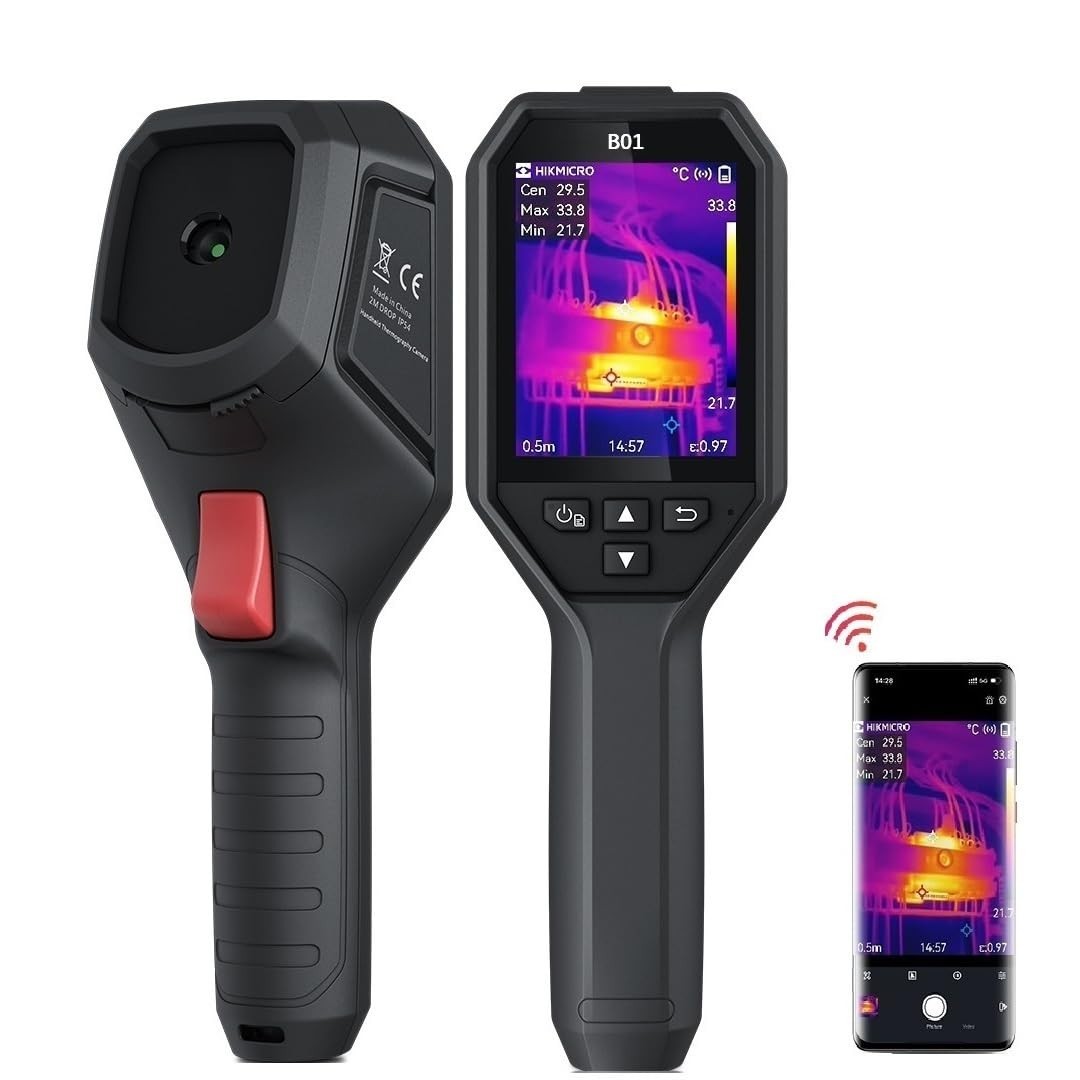 HIKMICRO B01 Thermal Imaging Camera 256 x 192 IR Resolution With Wifi, 25Hz