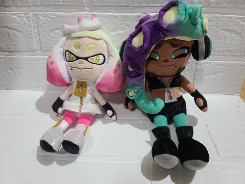 Splatoon 2 Pearl & Marina Plush Set of 2 S Size Tentacles Japan Used Nintendo
