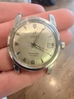 mens omega watch Automatic Seamaster Calendar Vtg Silver Color Watch Face