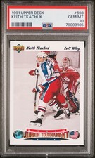 1991-92 Upper Deck - World Junior Tournament Keith Tkachuk #698 (RC)