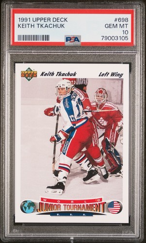 Keith Tkachuk #698 1991 Upper Deck card