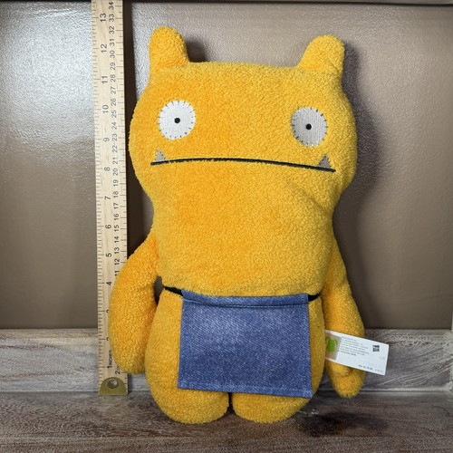 Ugly Dolls WAGE Plush Orange w/ Denim Apron Hasbro 10” Stuffed Plush Toy 2019