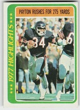 Sweetness! Top 10 Walter Payton Cards of All-Time 25