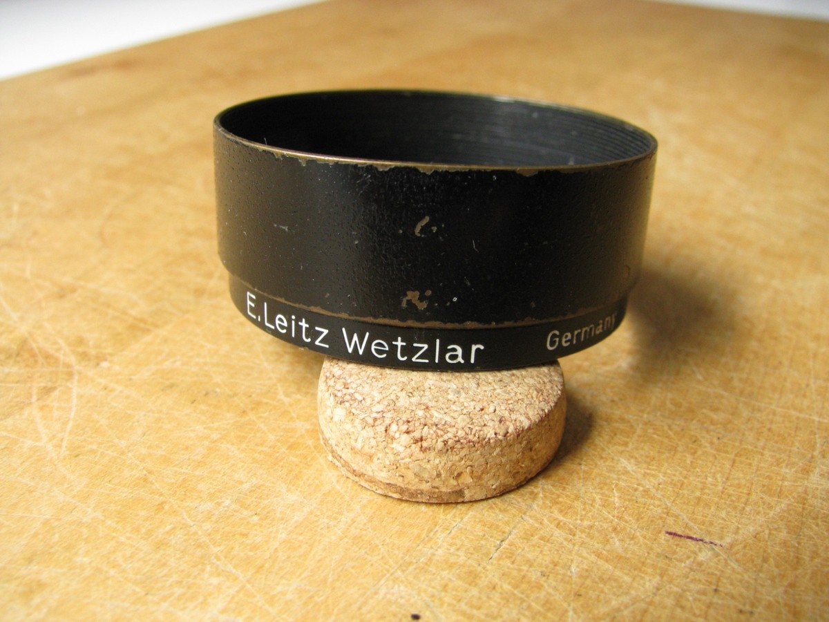 Black Leica FOOKH Lens Hood for Leica 3.5cm Elmar 35mm Summaron