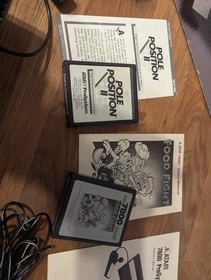 Atari 7800 in original box with, Pole Position and Food Fight