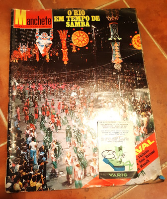 MÄRZ 1974 MANSCHETTE - RIO DE JANEIRO KARNEVAL SAMBA / LIZA MINNELLI