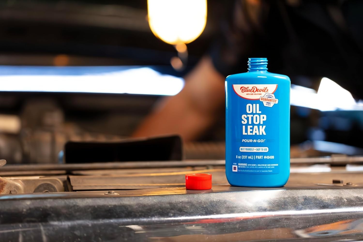 BlueDevil Oil 8 Oz Stop Leak Engine Sealer for Permanent Oil Leak ...