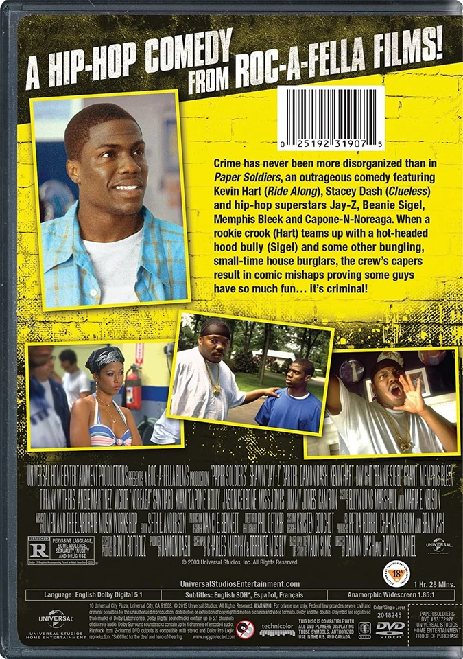 Paper Soldiers (DVD) Kevin Hart Jay-Z Damon Dash Memphis Bleek (US IMPORT) - Image 3 of 3
