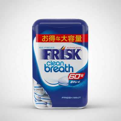 Kracie Clean Breath Bottle Fresh Mint Japanese Mint Tablets