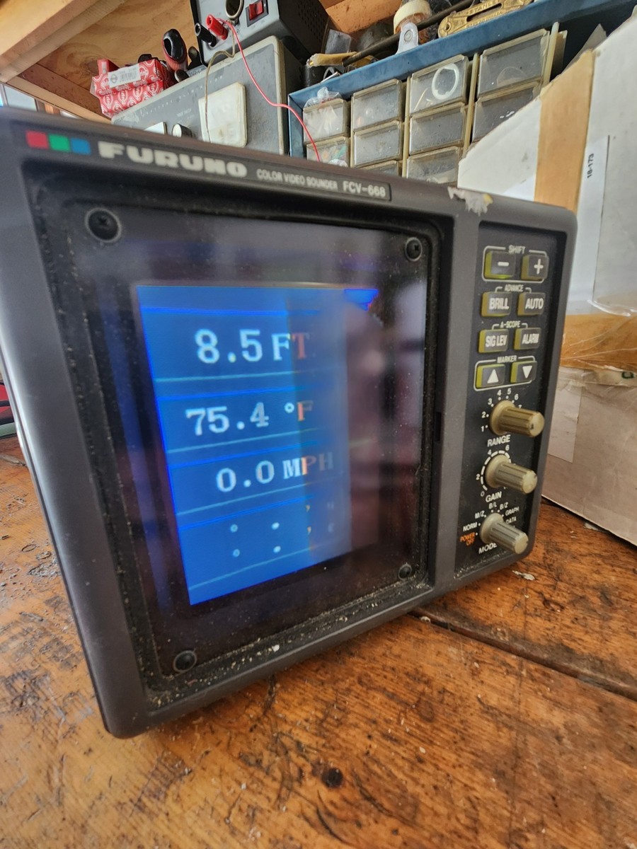 FURUNO Fcv-668 Marine Color Video Sounder for sale online | eBay