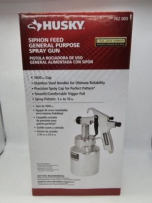 #ad #ad Husky Siphon Feed General Purpose Spray Gun 762 003 Brand New Unused *Read* $34.95