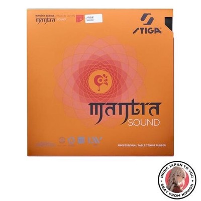 Neu STIGA Mantra Sound Tischtennis Belag Spannung Typ Inverted Soft Schwarz