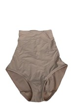 CUPID body shaper women  s M Style 5785 Beige Nylon Spandex Mesh Cotton Crotch