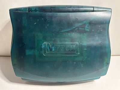 VTECH EP E-Power Kids Laptop - Retro Translucent Teal Green Tested Seems To Work