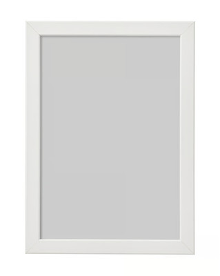 4x Ikea Fiskbo Bilderrahmen 21x30 cm in weiß
