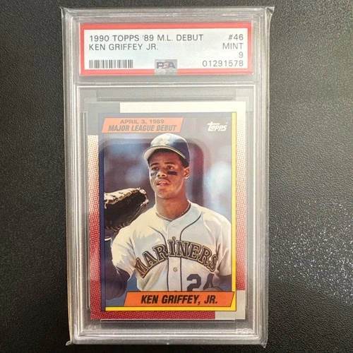 1990 Topps Traded 1989 ML Debut Ken Griffey Jr. #46 PSA 9