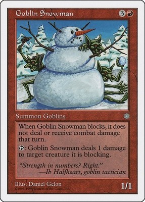 Goblin Snowman Anthologies 15 MTG MP