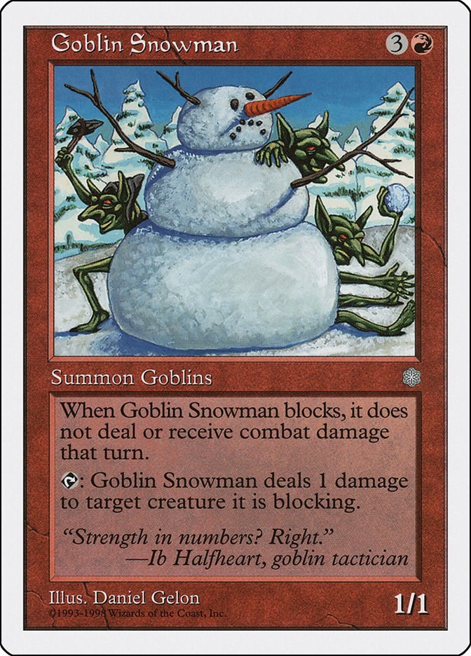 Goblin Snowman Anthologies 15 MTG MP