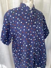 Vintage Gitman Bros Shirt Mens Size Medium Blue Red Button Up Lady Bug Print