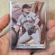 2025 Topps Chrome Black Logan Webb /15 