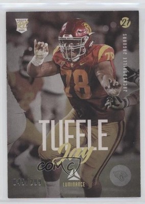 2021 Panini Luminance Rookie Gold 45/299 Jay Tufele #188 Rookie RC fm0