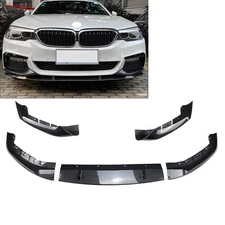 US Front Bumper Lip Side Splitter Cover For BMW 5 Series G30 G31 M Sport 2017-20